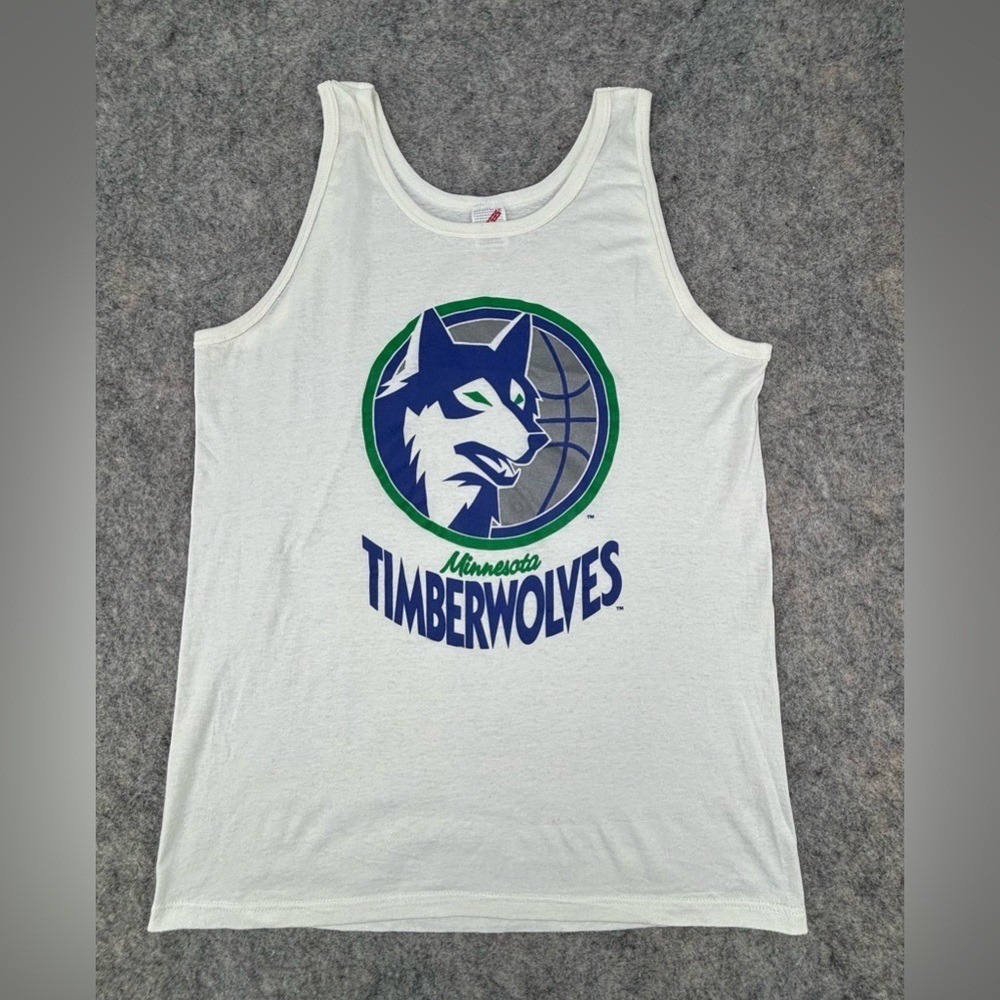 Jerzees | Vintage Minnesota Timberwolves Tank Top | Size XL/46‎
